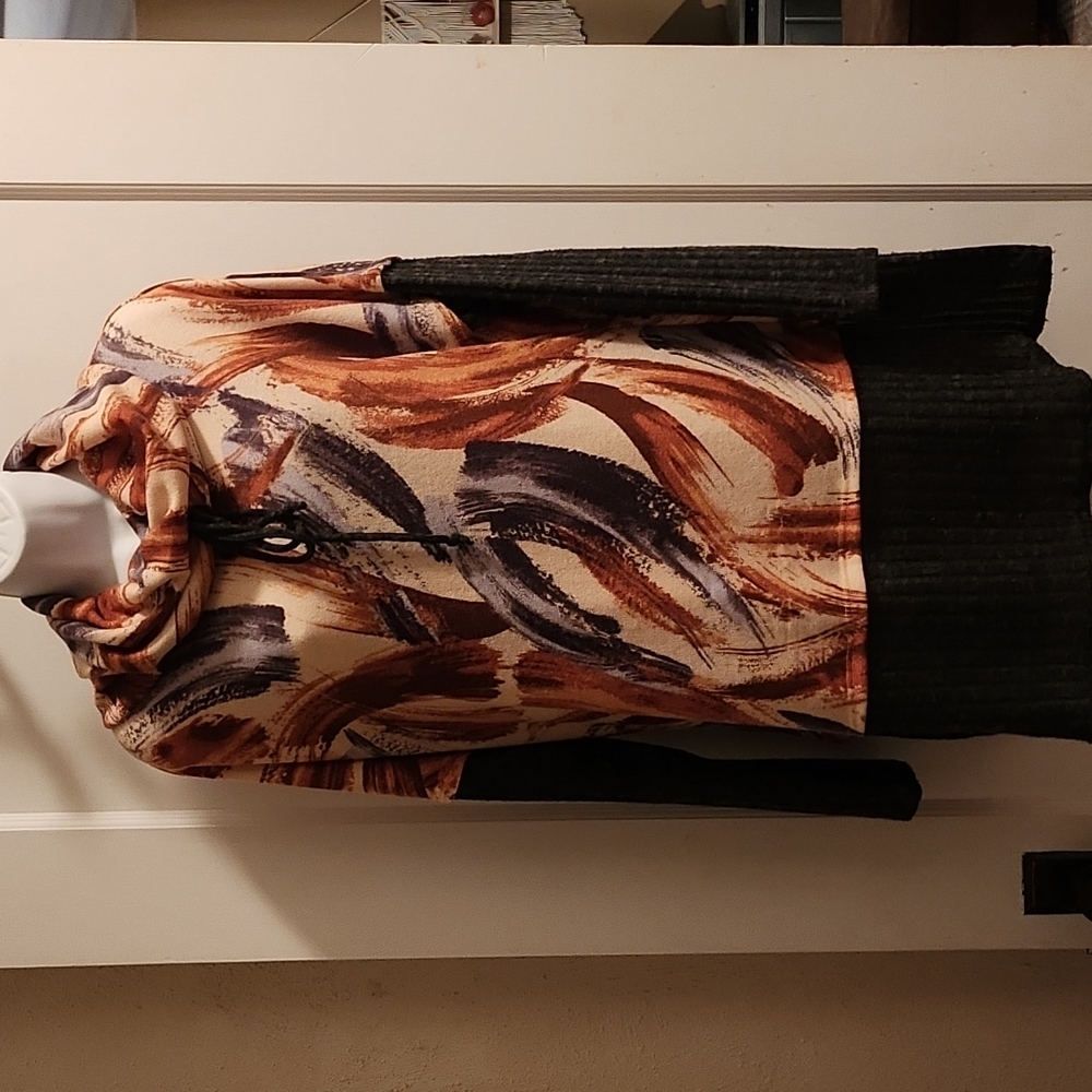 Myesper Cowl Neck Pullover Sweatshirt